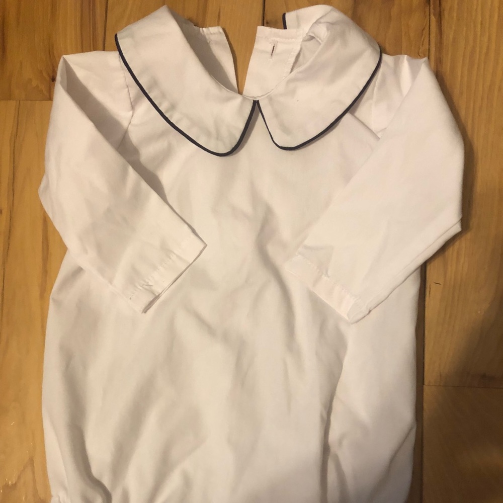 Peter Pan collared bodysuit